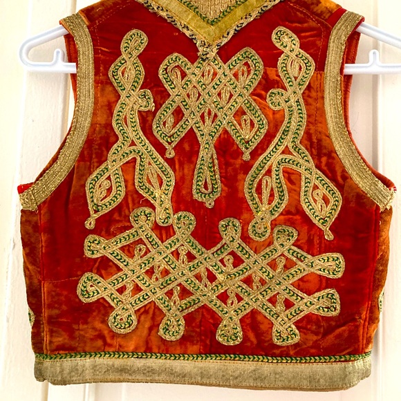 AUTHENTIC VINTAGE TIBETAN VEST - Picture 4 of 8